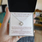 To My Mother-In-Law | Love Knot Necklace
